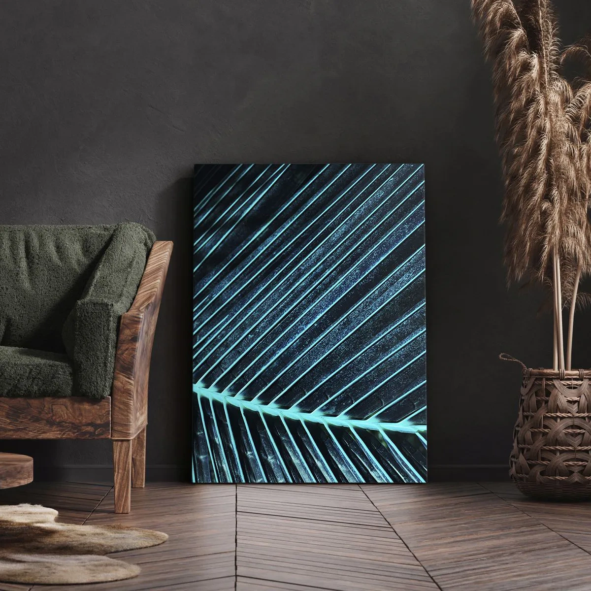 Obraz na plátne - Textúra zelene - 80x120 cm