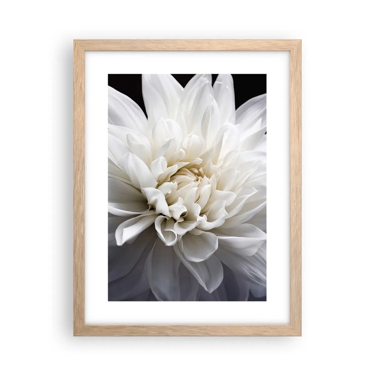 Plagát v ráme zo svetlého duba - Ráno s nevestou - 30x40 cm