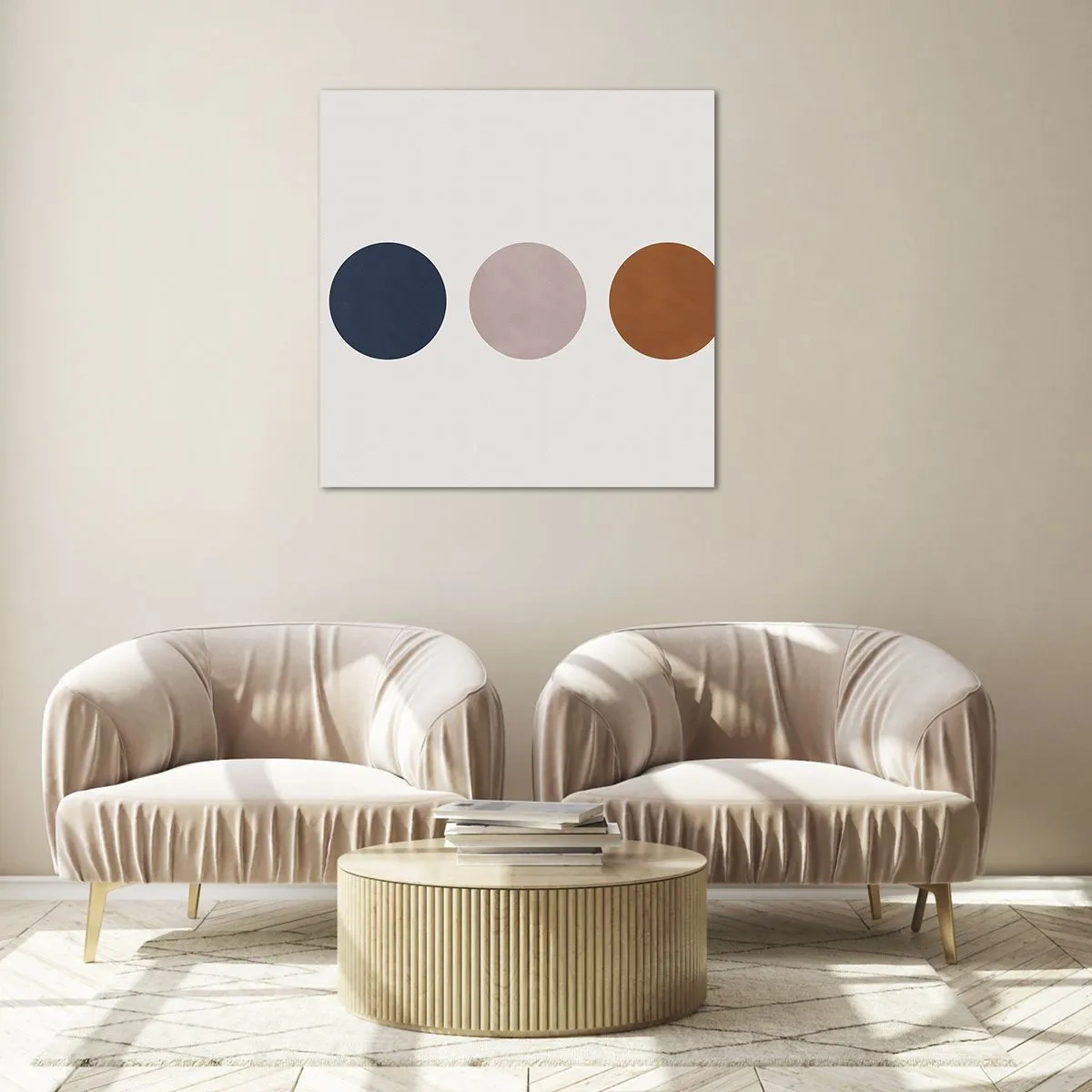 Obraz na skle - Symbol dokonalosti - 60x60 cm