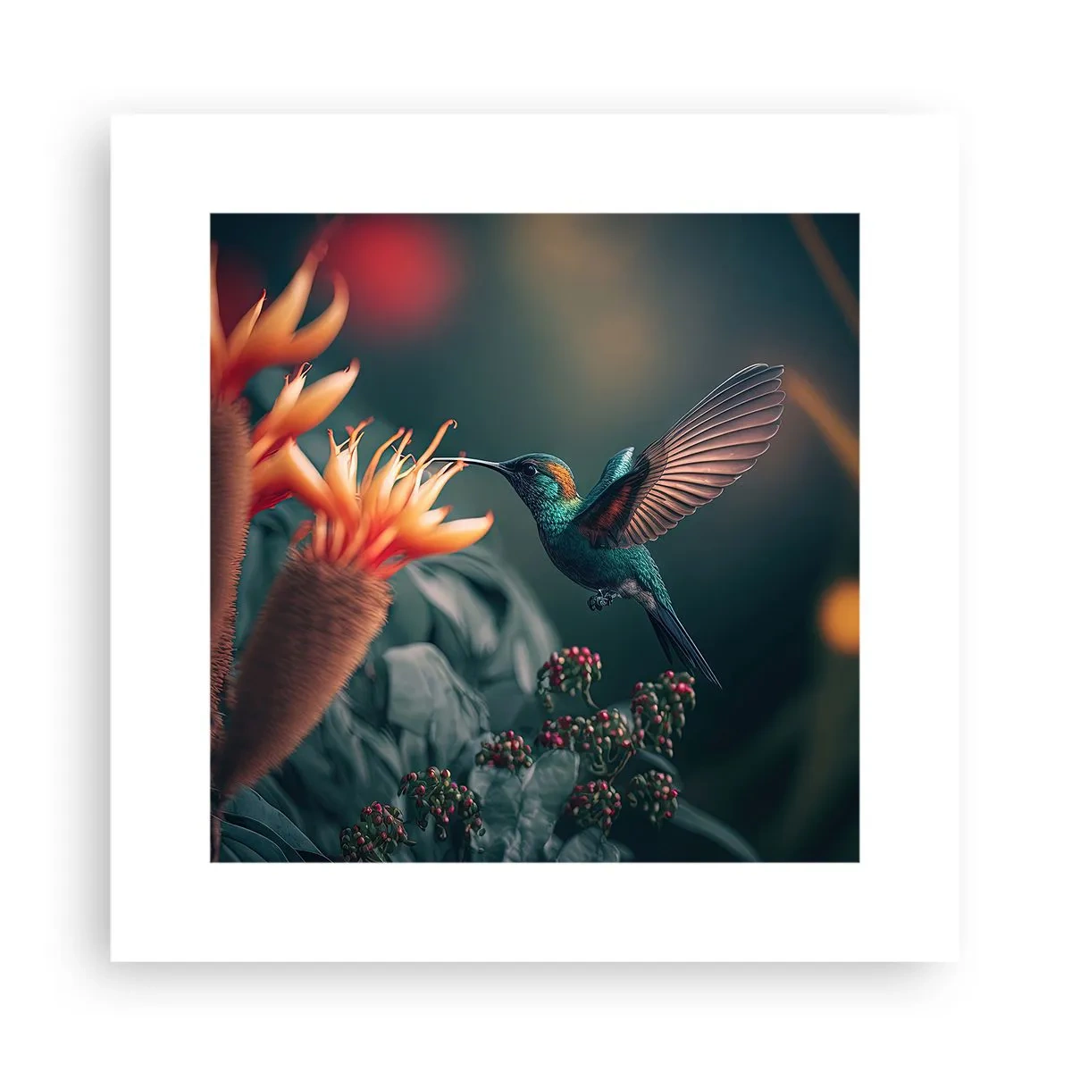 Plagát - Skutočne pestrý život - 30x30 cm