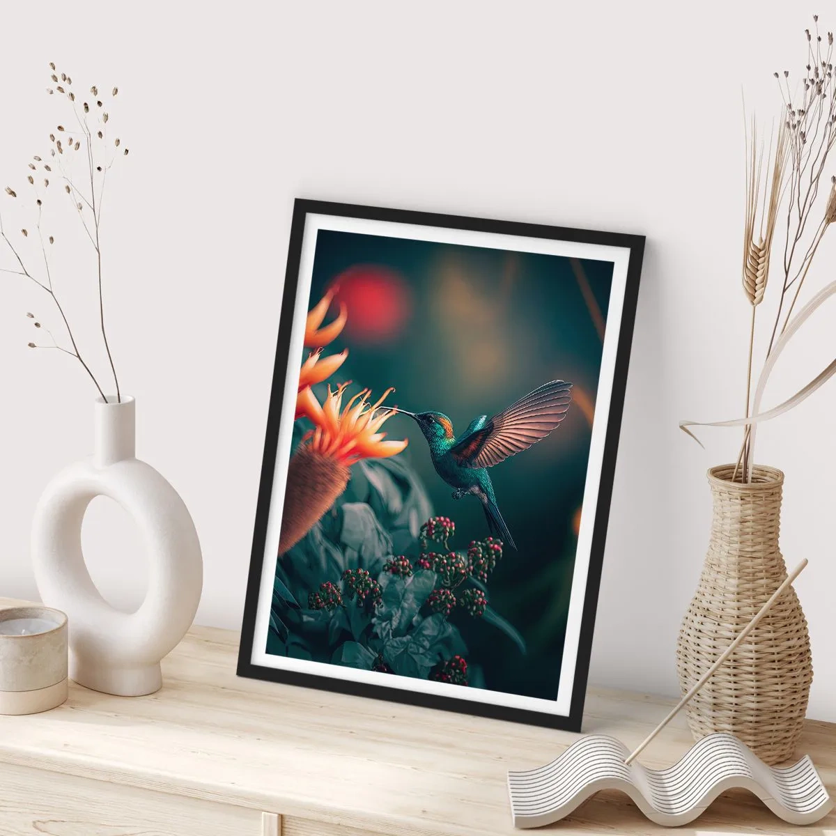 Plagát v čiernom ráme - Skutočne pestrý život - 61x91 cm