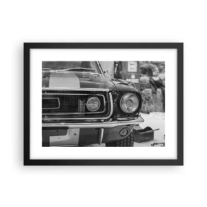 Plagát v čiernom ráme - Divoká jazda - 40x30 cm