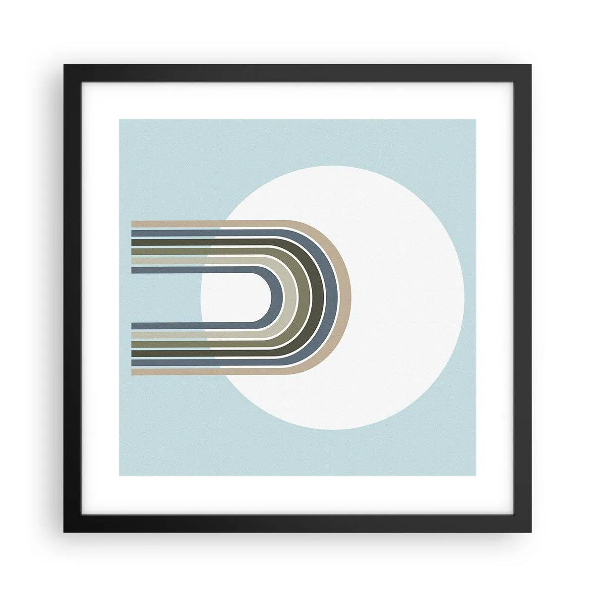 Plagát v čiernom ráme - Neodolateľná príťažlivosť - 40x40 cm