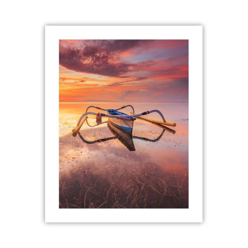 Plagát - Pokoj tropického večera - 40x50 cm