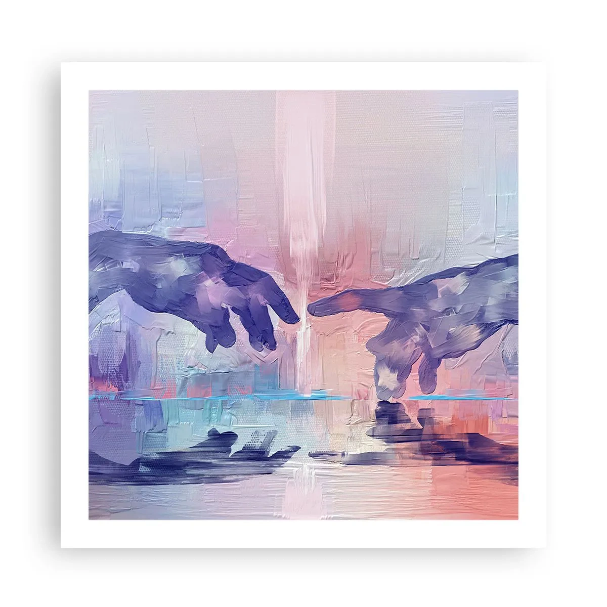 Plagát - Božská iskra života - 60x60 cm