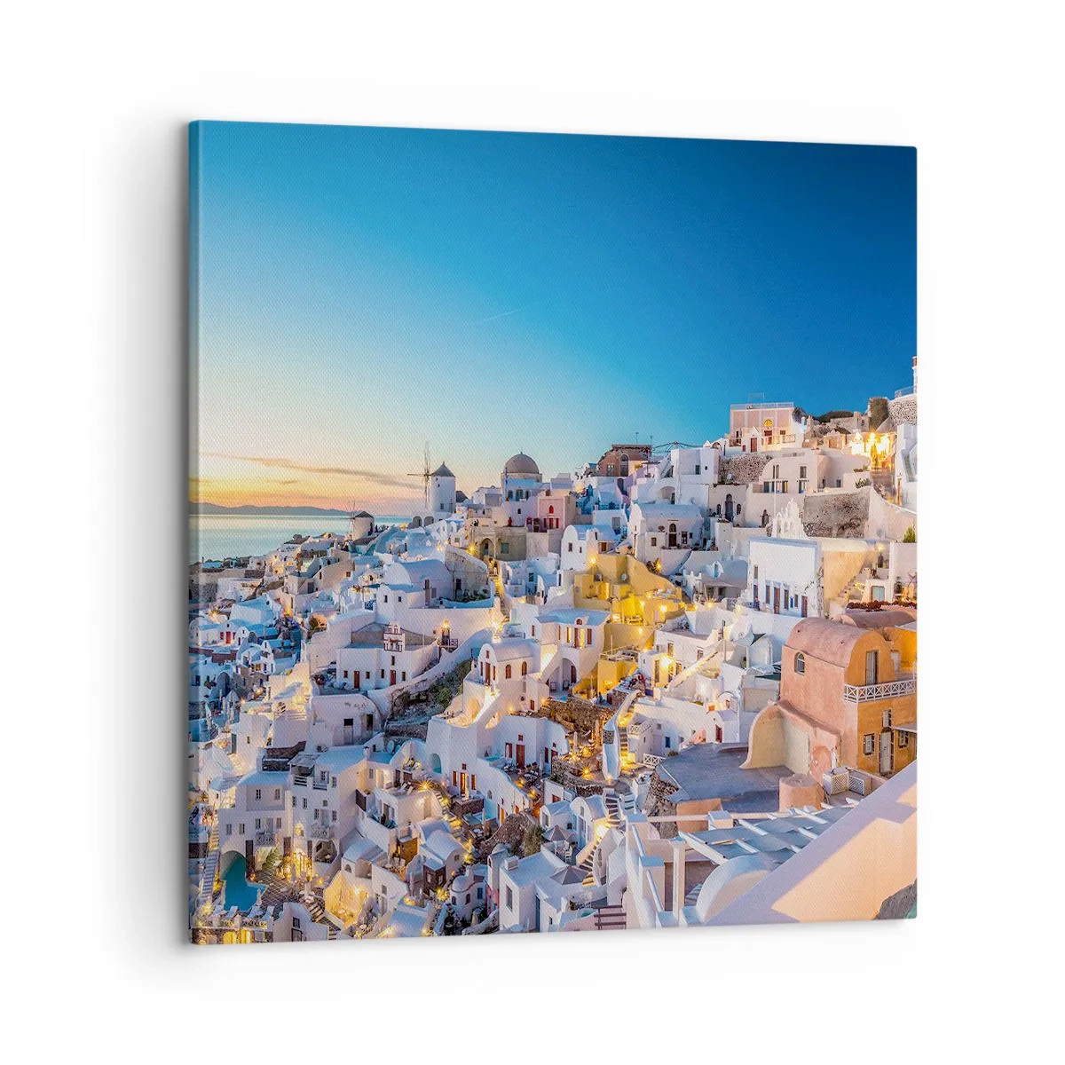 Obraz na plátne - Esencia Grécka - 60x60 cm