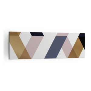 Obraz na plátne - Roviny a uhly - 160x50 cm