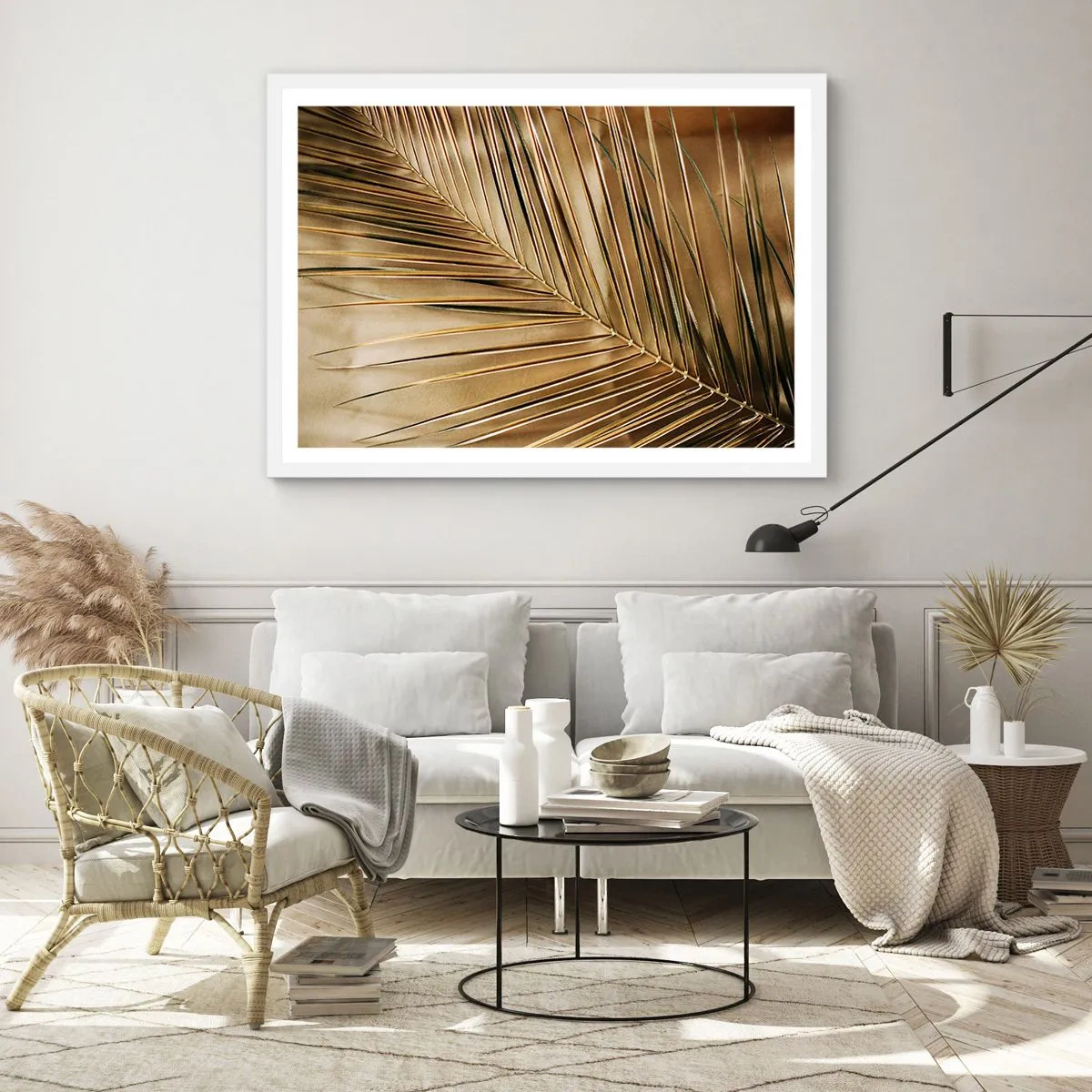 Plagát v bielom ráme - Prírodná kolonáda - 91x61 cm