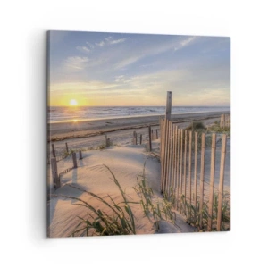 Obraz na plátne - Odlesk a tieň vetra - 60x60 cm