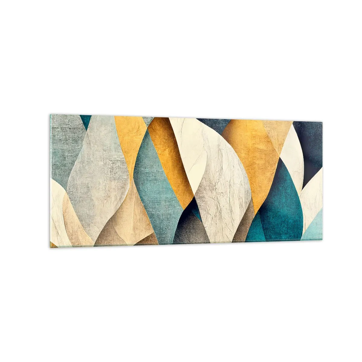 Obraz na skle - Rytmus a vlnenie - 120x50 cm