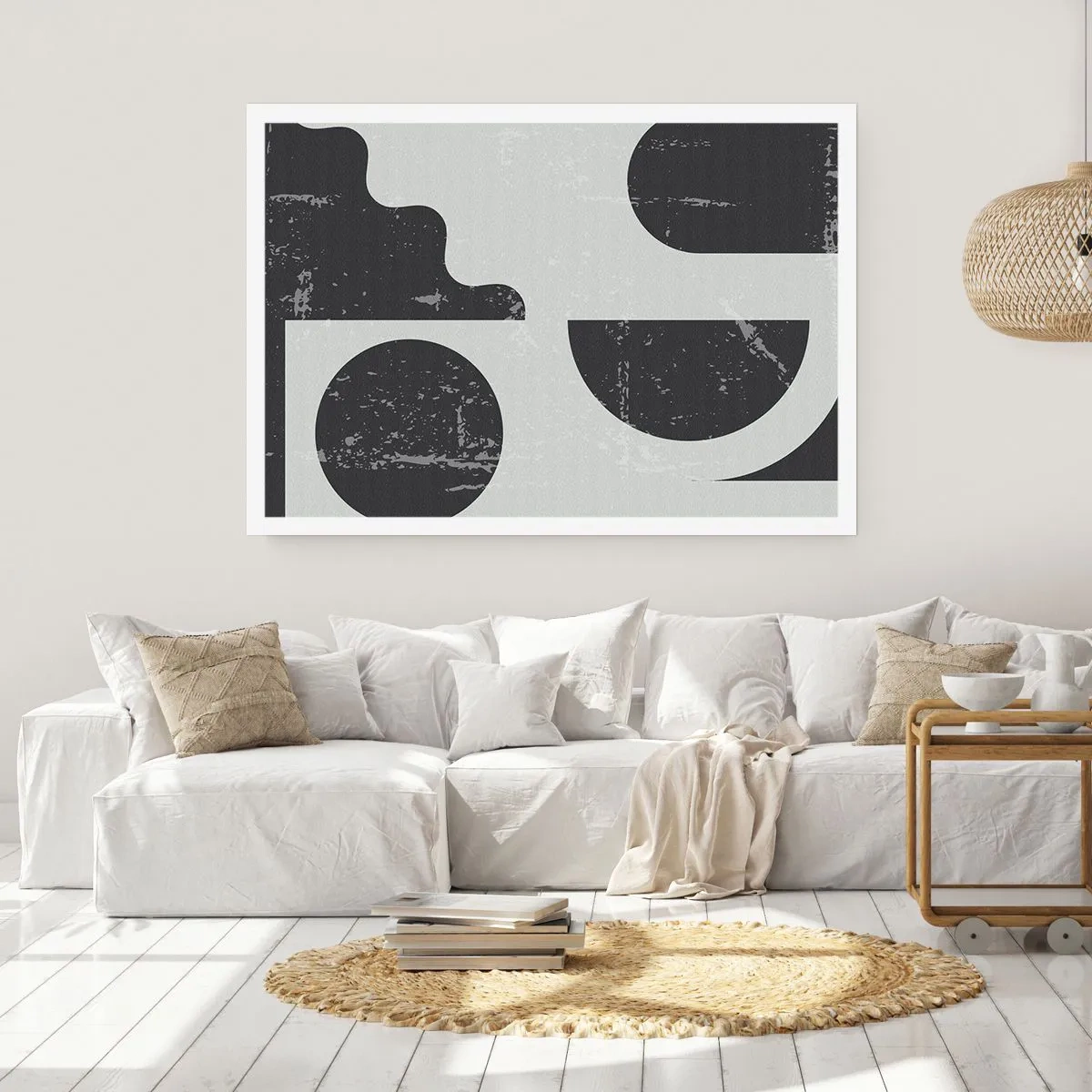 Plagát - Kompozícia nad a pod - 100x70 cm