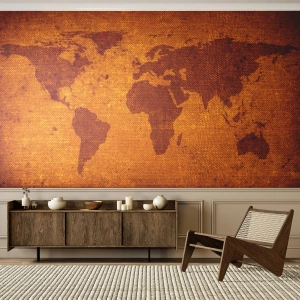 Fototapeta Standard Eco - Pozvánka na cestovanie - Mapy sveta, kontinentov, Cestuje - 150x105 cm