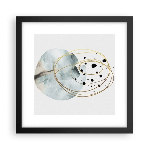 Plagát v čiernom ráme - V objatí priestoru - 30x30 cm