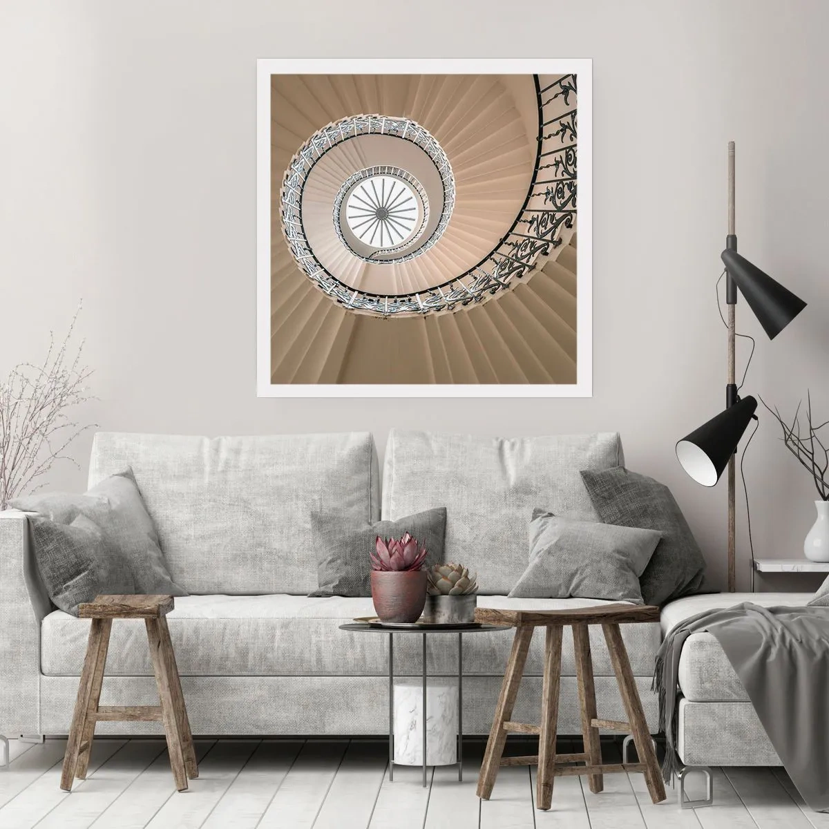 Plagát - Vnútri mušle - 60x60 cm