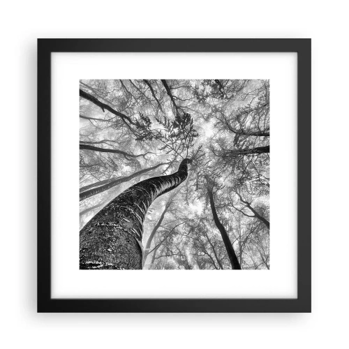Plagát v čiernom ráme - Závod ku svetlu - 30x30 cm