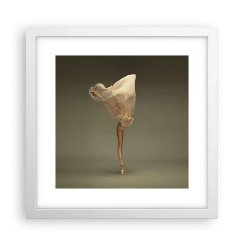 Plagát v bielom ráme - Hneď poletí - 30x30 cm