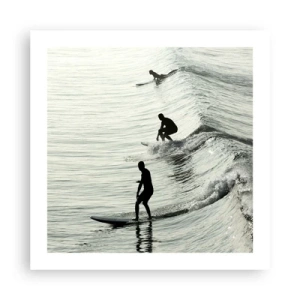 Plagát - Vlne v ústrety - 50x50 cm