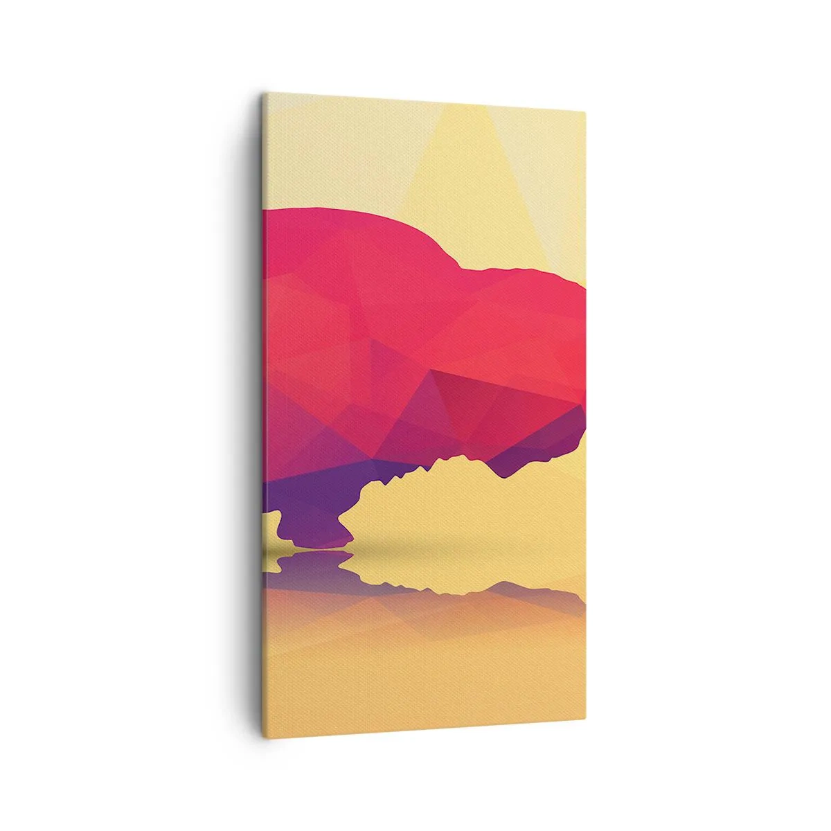 Obraz na plátne - Amarantová sila zubra - 45x80 cm