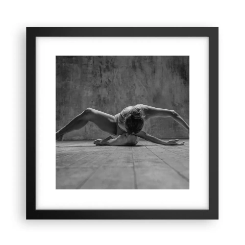 Plagát v čiernom ráme - Nájdená symetria - 30x30 cm