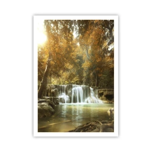 Plagát - Parkový vodopád - 70x100 cm