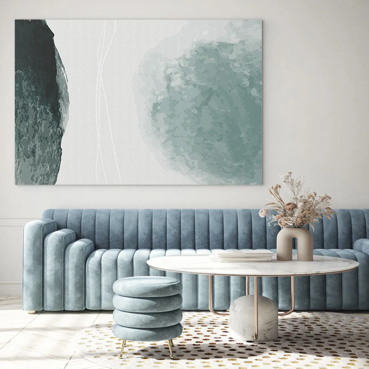 Obraz na skle - Stretnutie s hmlou - 100x70 cm