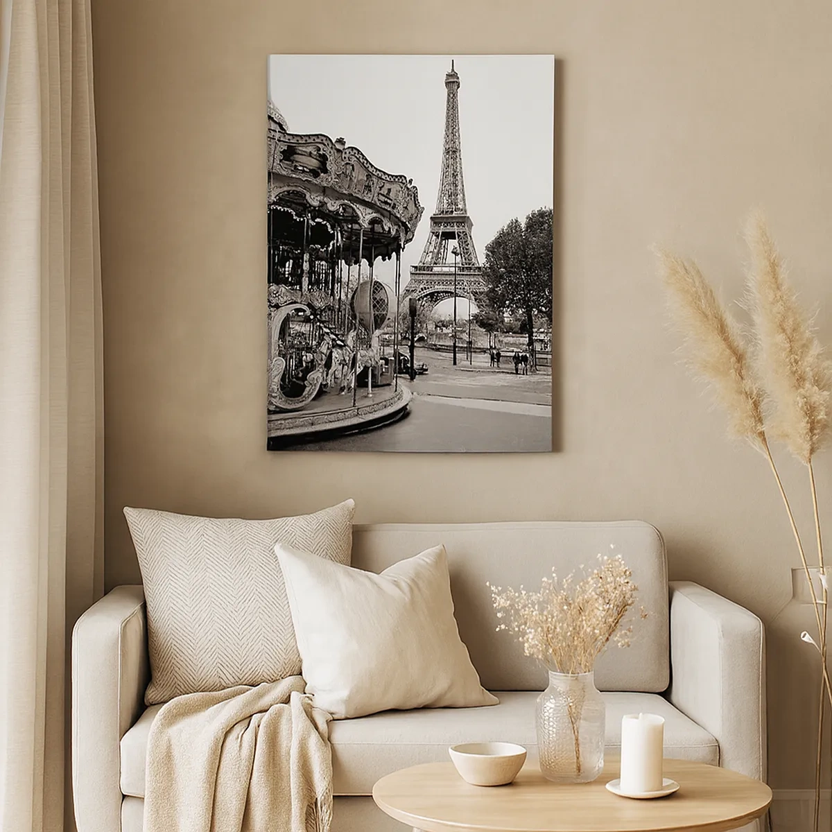 Obraz na plátne - Ak zábava, tak len v Paríži - 50x70 cm