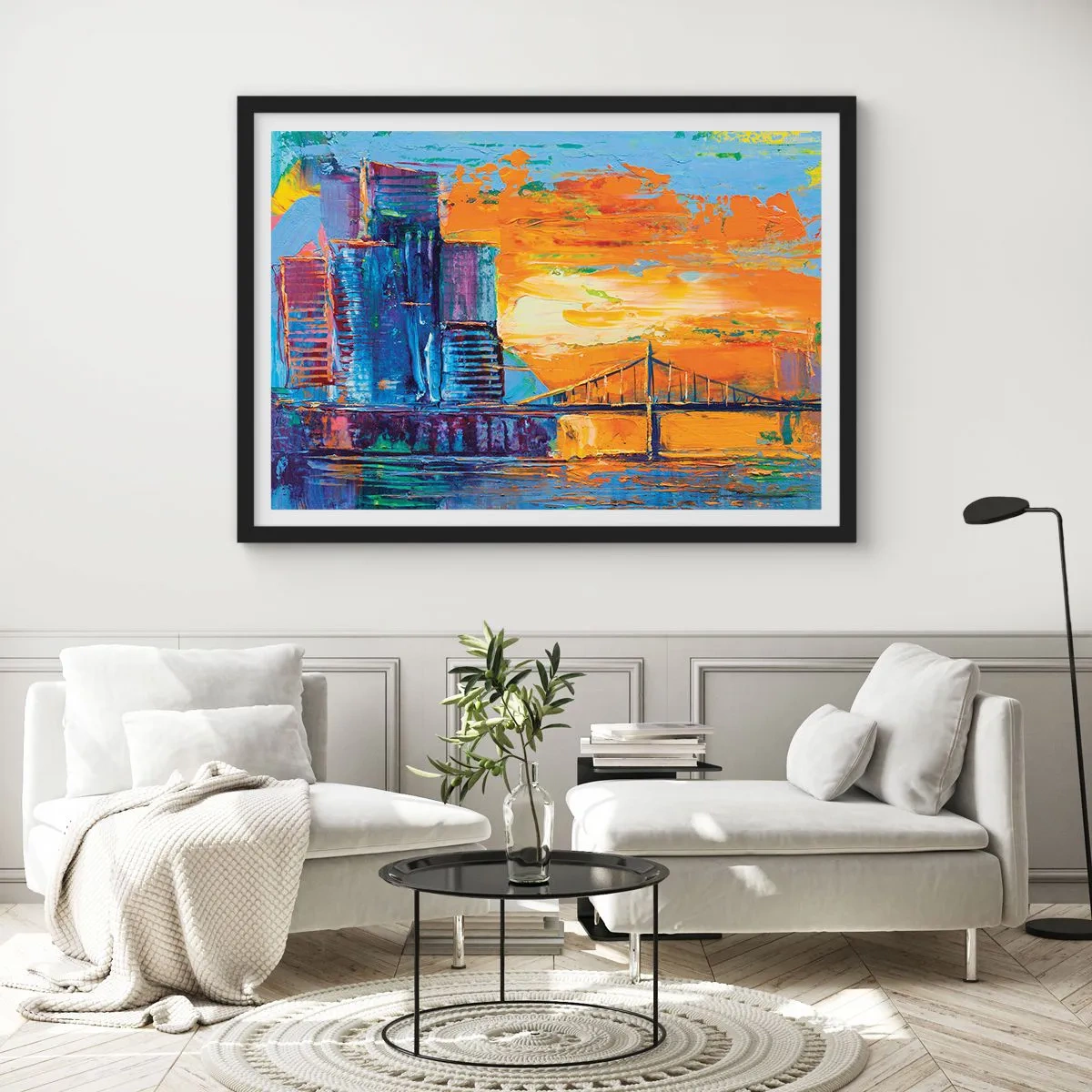 Plagát v čiernom ráme - Kultúra a príroda - 100x70 cm