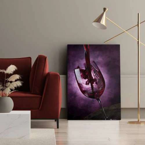 Obraz na plátne - Šarlát? Karmín? Nie, rubín. - 50x70 cm