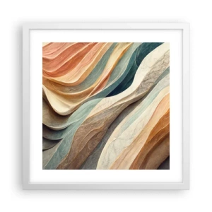 Plagát v bielom ráme - Okamih pred zmenou - 40x40 cm