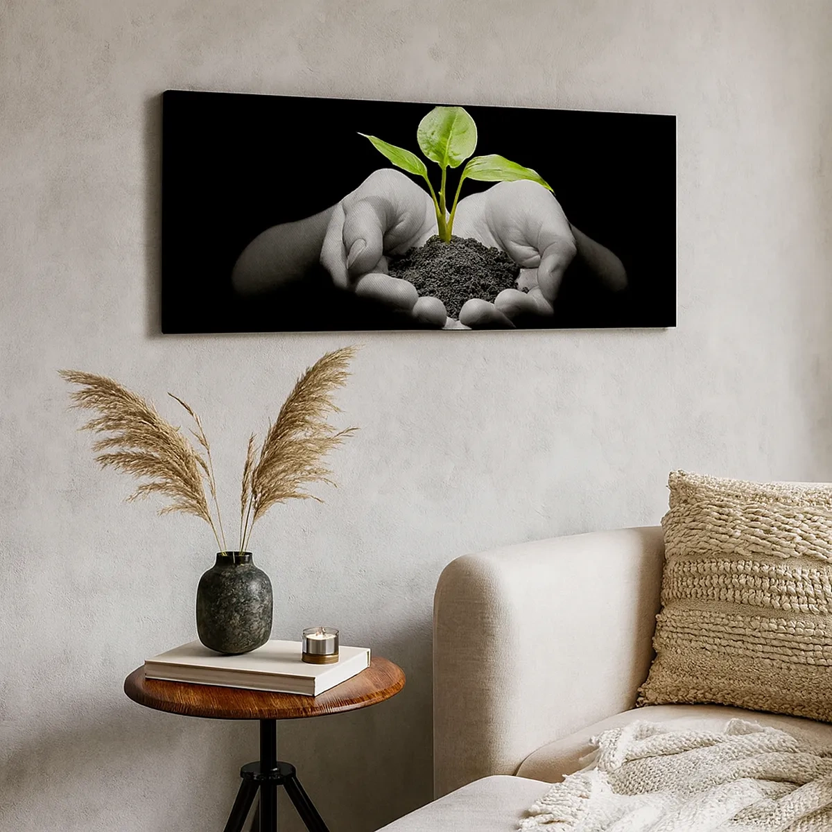 Obraz na plátne - Milujem prírodu, chránim ju - 30x30 cm