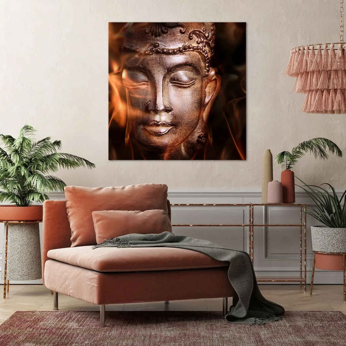 Obraz na plátne - Existuje iba tu a teraz - 60x60 cm