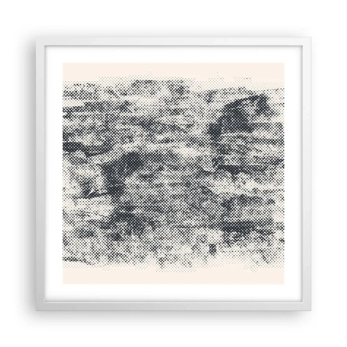 Plagát v bielom ráme - Hmlistá kompozícia - 50x50 cm