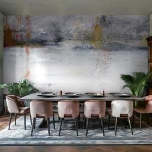 Fototapeta Standard Eco - Za závojom vzduchu - Abstrakcia, Kus, Maľovanie - 350x256 cm