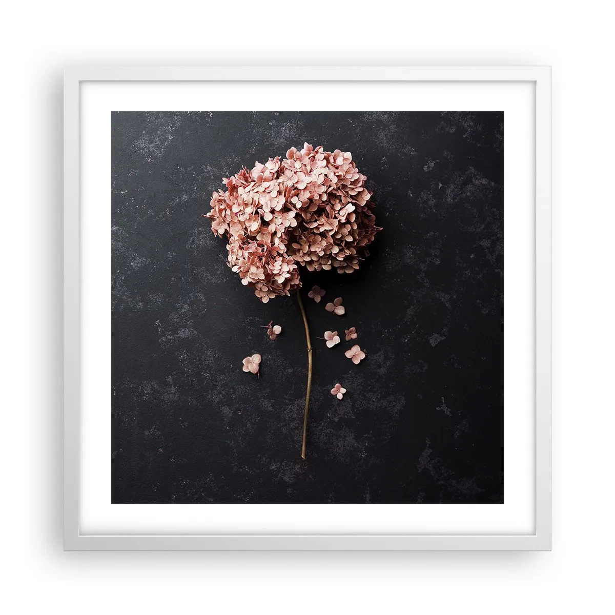 Plagát v bielom ráme - Skutočne romantické znamenie - 50x50 cm