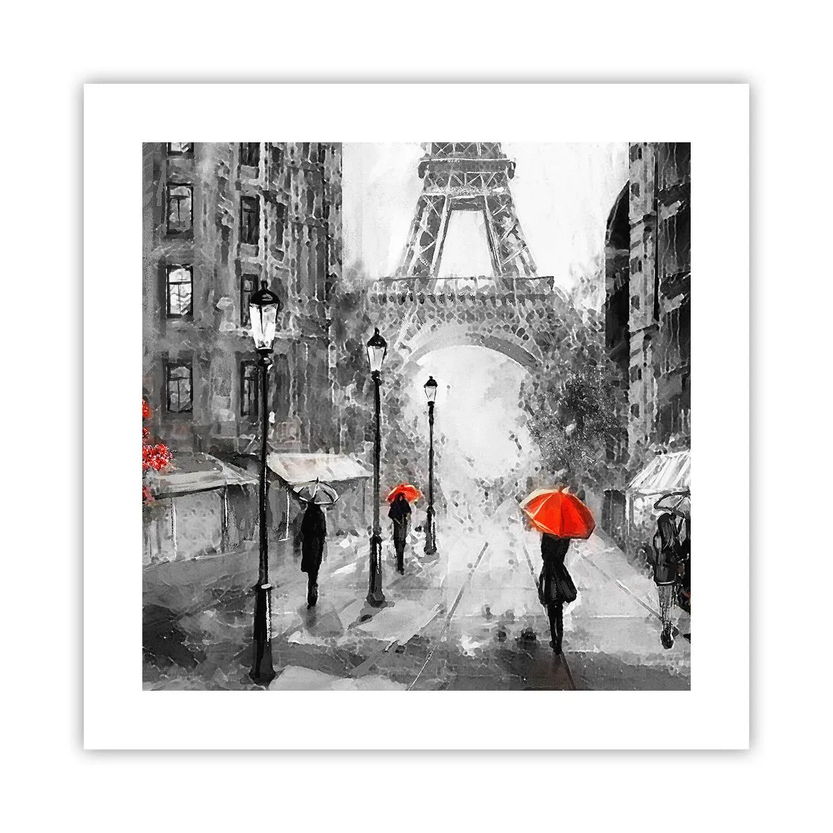 Plagát - Všetky cesty vedú k nej - 40x40 cm