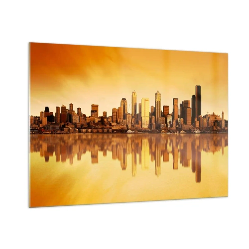 Obraz na skle - Ticho metropoly - 100x70 cm