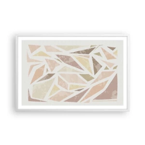 Plagát v bielom ráme - Kompozícia: vitráž - 91x61 cm