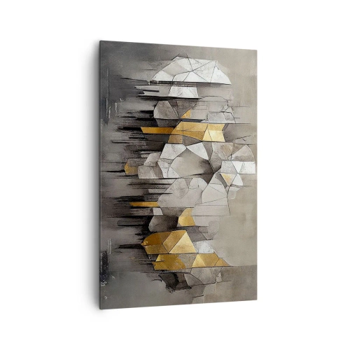 Obraz na plátne - Kompozícia z ľadu a svetla - 80x120 cm