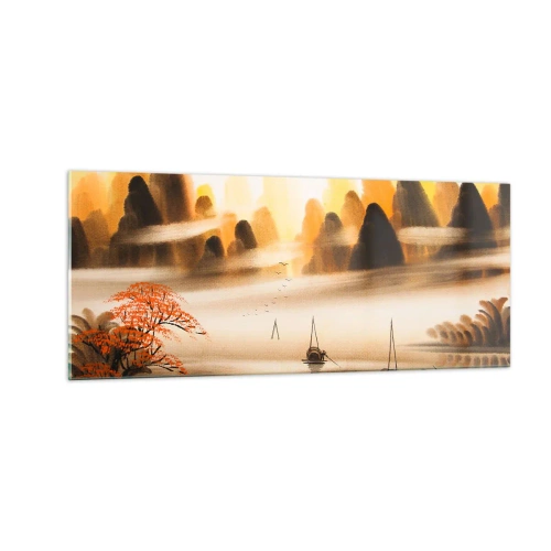 Obraz na skle - Ďalej ako na Ďalekom východe - 100x40 cm