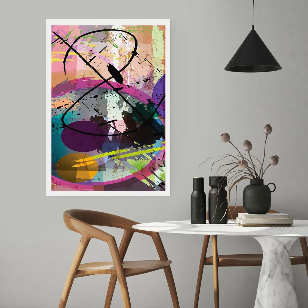 Plagát - Možno priamo alebo okolo - 70x100 cm