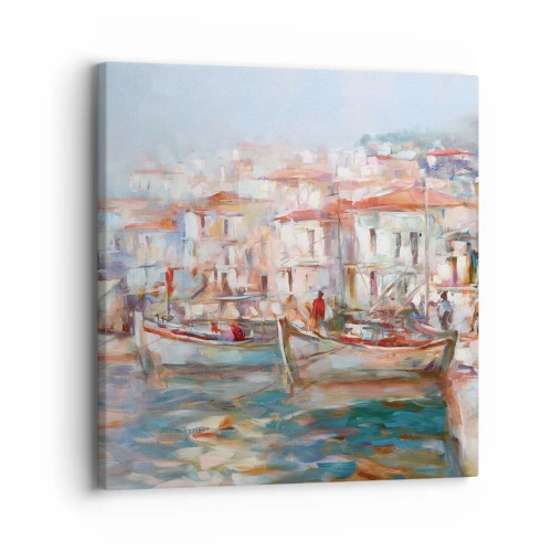 Obraz na plátne - Pastelová dovolenka - 30x30 cm