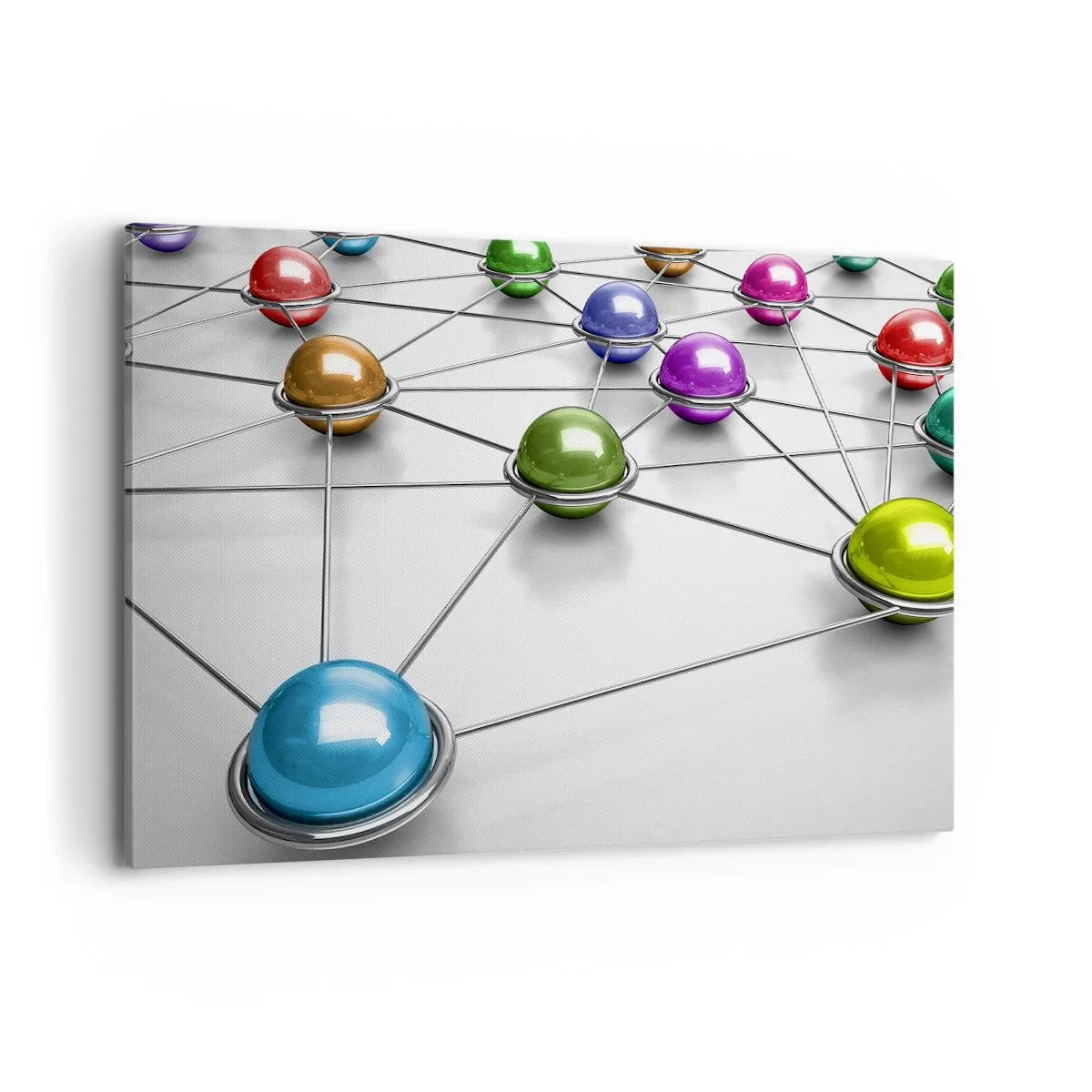 Obraz na plátne - Vesmírna pavučina - 100x70 cm