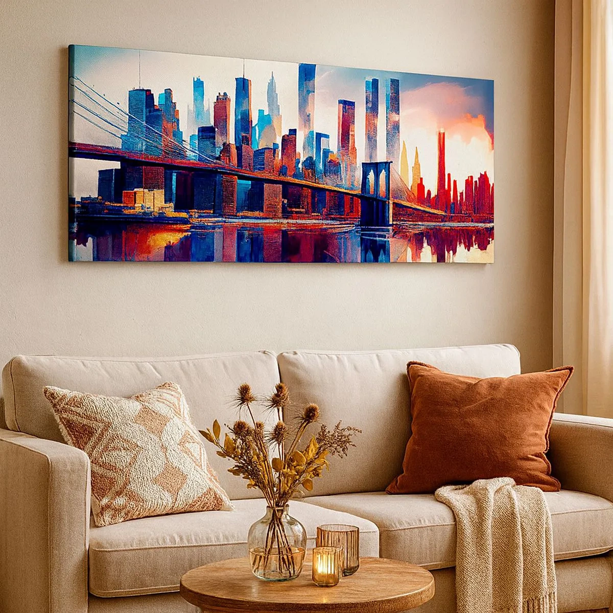 Obraz na plátne - Famózny New York - 100x40 cm