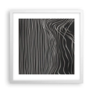 Plagát v bielom ráme - Rytmus a prízvuk - 40x40 cm