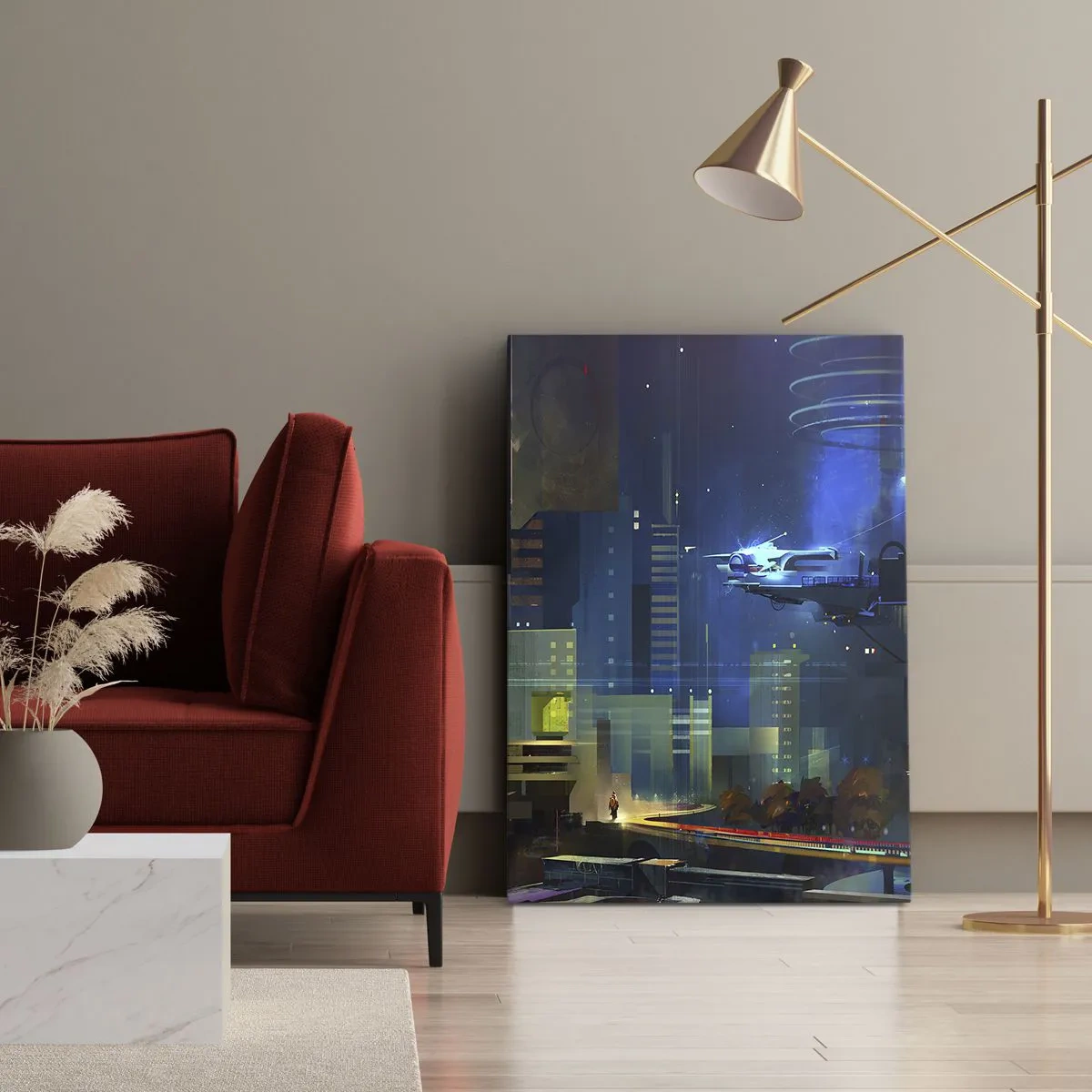 Obraz na plátne - V blízkej budúcnosti - 70x100 cm