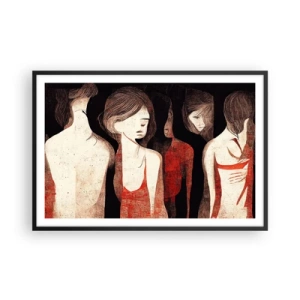 Plagát v čiernom ráme - Madony z temnoty - 91x61 cm