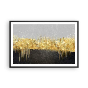 Plagát v čiernom ráme - Dovnútra a nahor - 91x61 cm