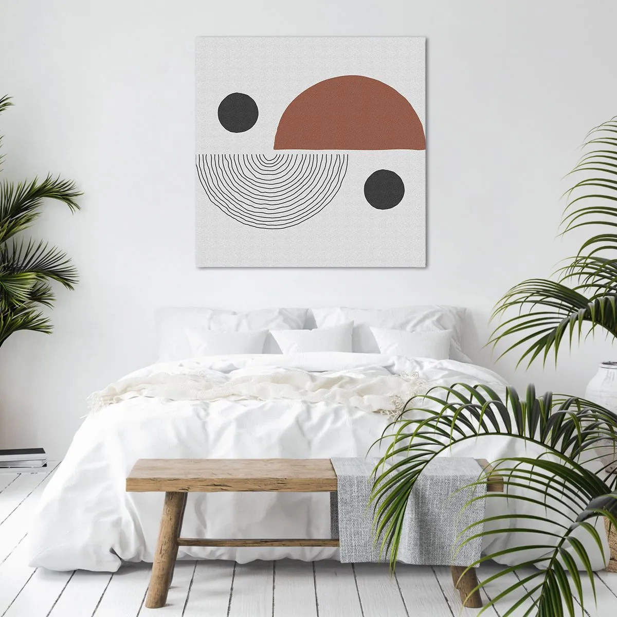 Obraz na plátne - Dokonalosť kruhu - 60x60 cm