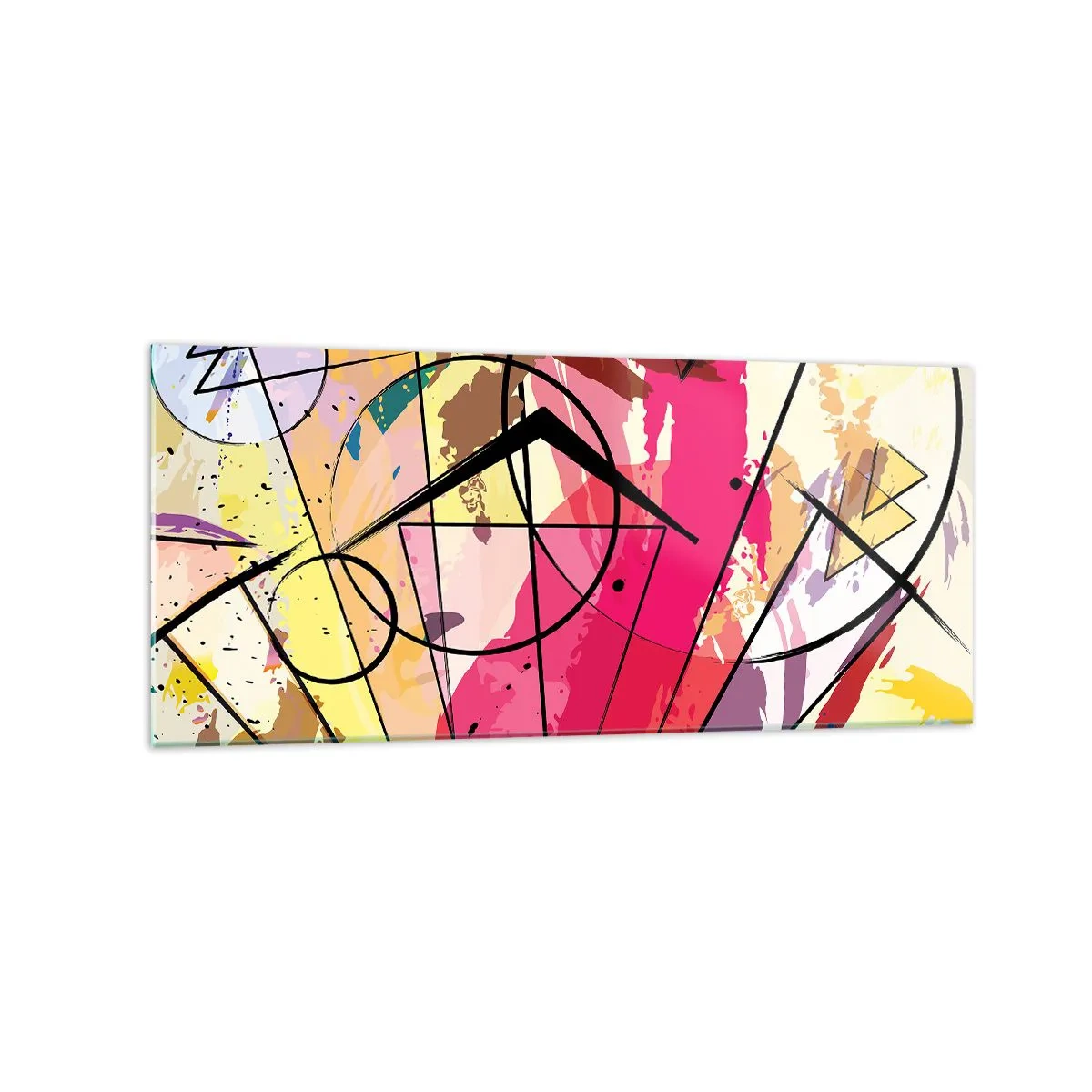 Obraz na skle - Výbuch - 120x50 cm