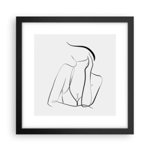 Plagát v čiernom ráme - Na vlne snov - 30x30 cm